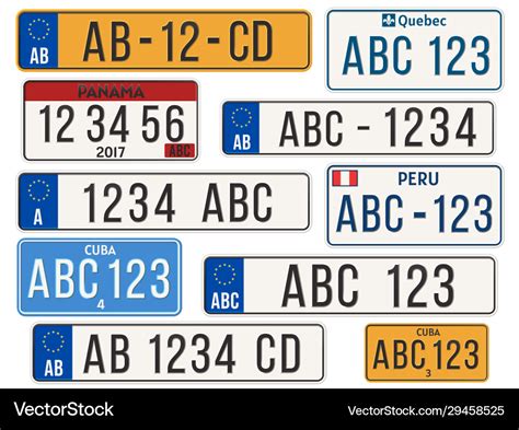 lv plate europe|european vehicle plates on left.